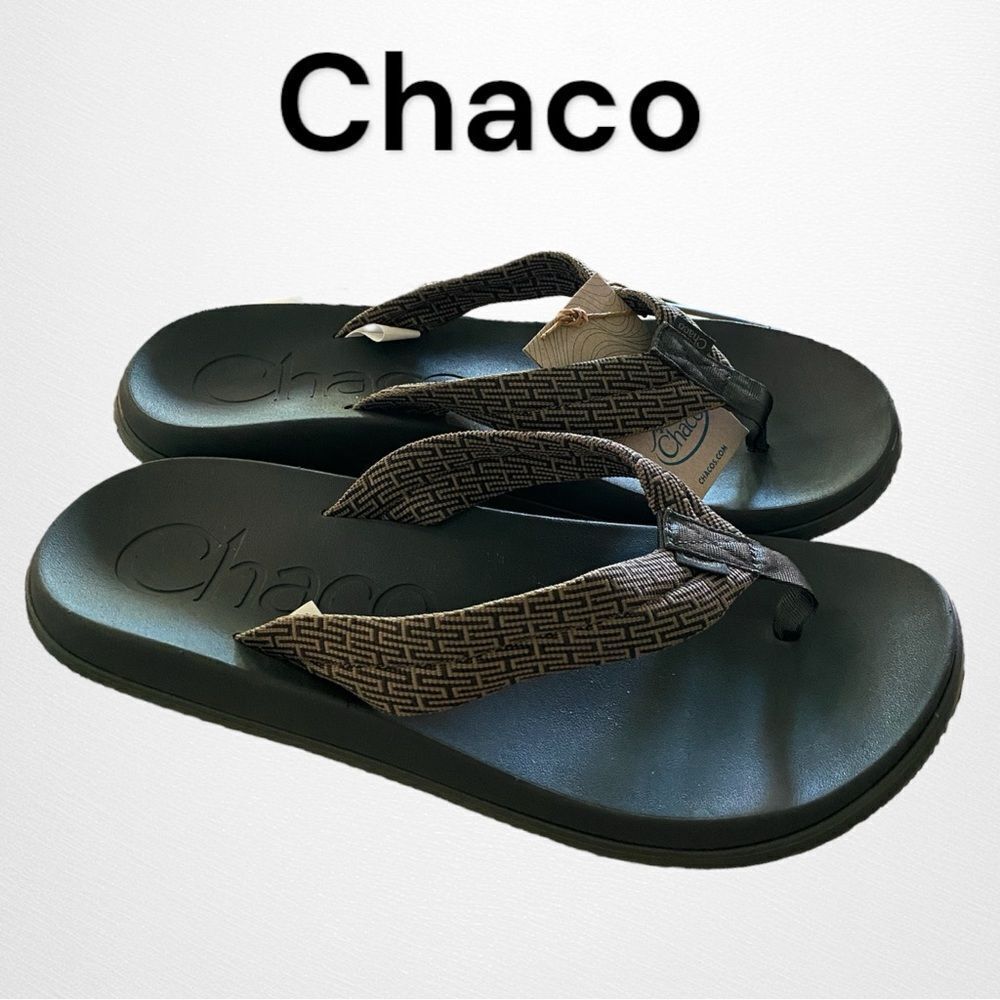 NEW Chaco Chillos Flip Men's Tube Fret Scarab Thong Sandals 10 - Picture 2 of 6